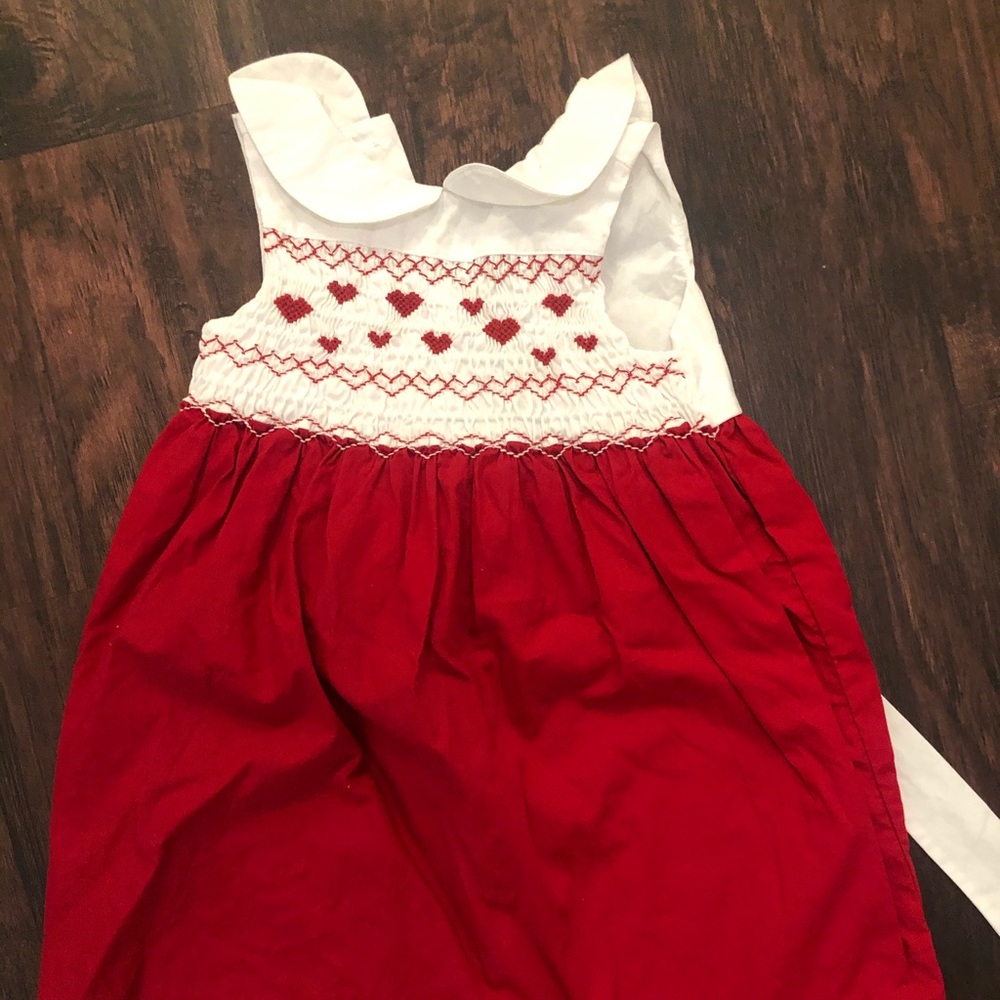 Janie and Jack Smocked Heart Dress